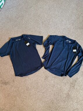 Navy Athletic Tee Duo NWT Unrl small youth